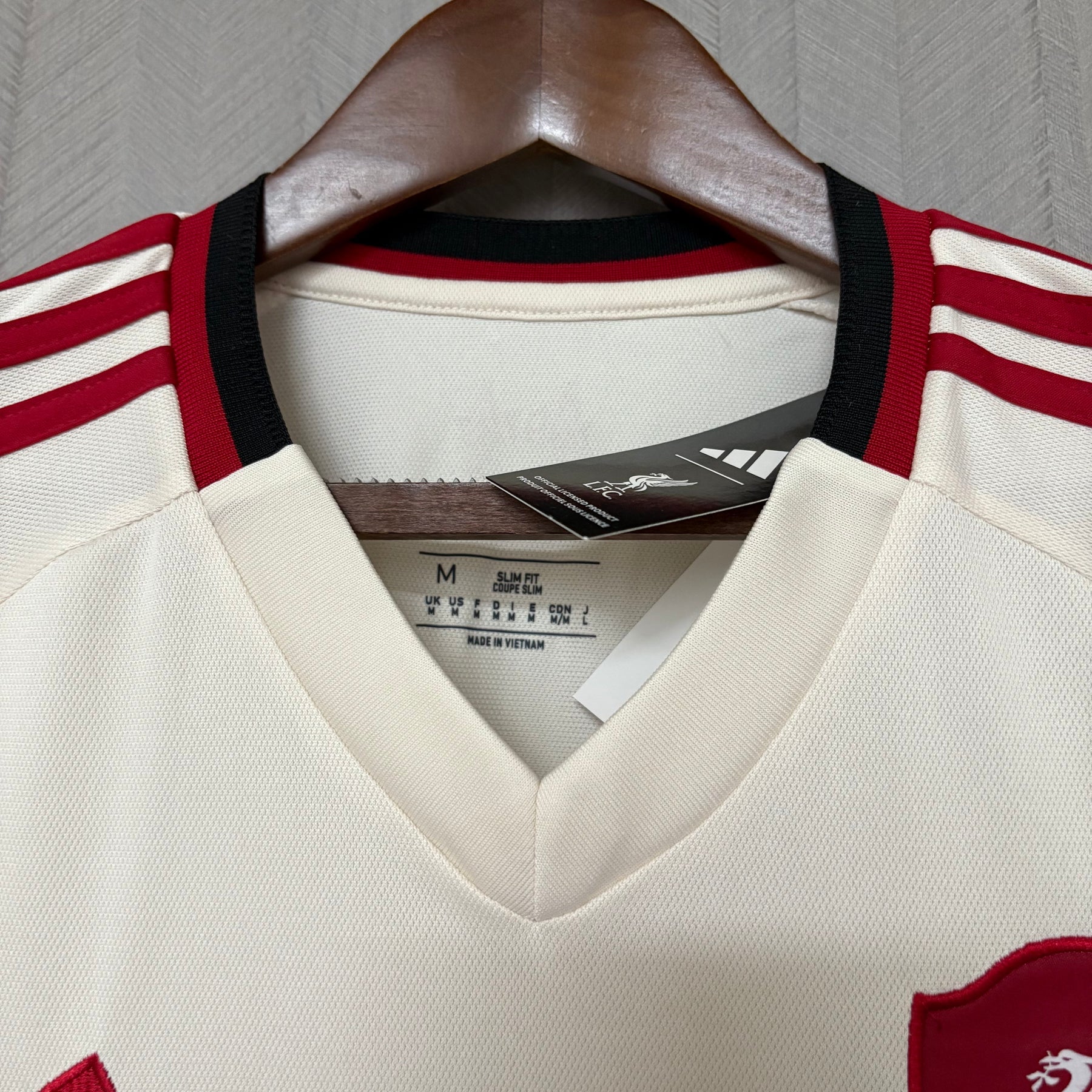 Camisa II Liverpool FC 25/26 Adidas Torcedor Masculina - Branca