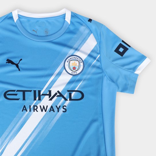 Camisa Manchester City 25/26 HOME Masculina - Azul