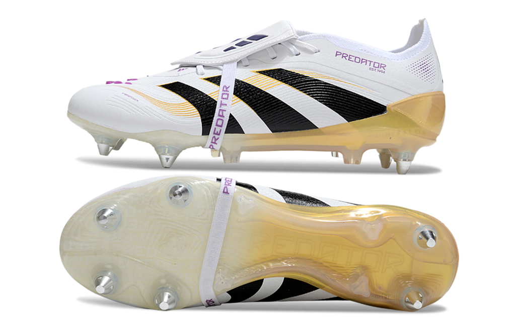 Chuteira adidas 25 Predator Elite Tongue SG - Trava Mista