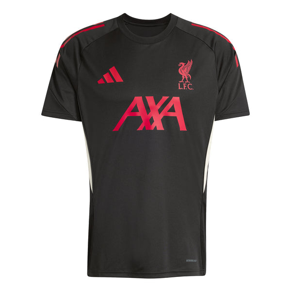 Camisa de treino adulta do Liverpool FC 2025/26 Adidas Masculina - Preta