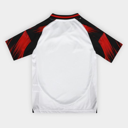Kit Flamengo Infantil II 25/26 s/n Torcedor Adidas - Branco