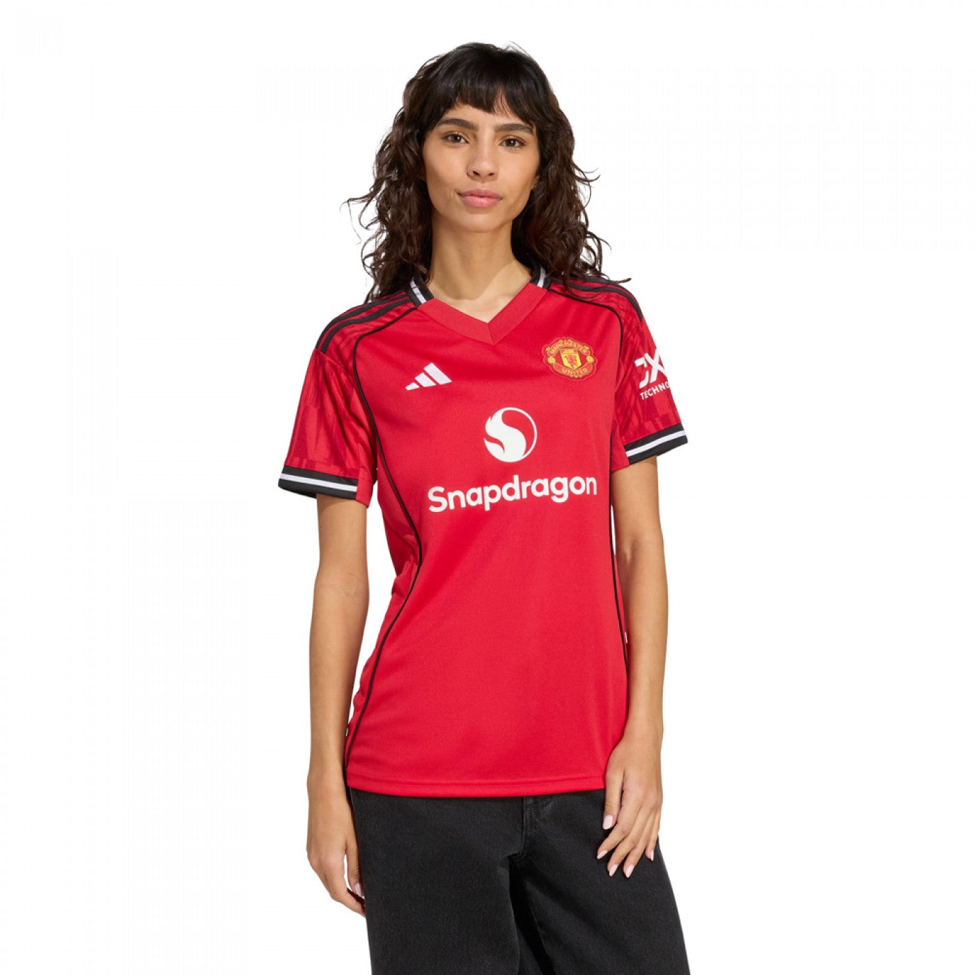 Camisa Home Manchester United 25/26 Adidas Feminina - Vermelho