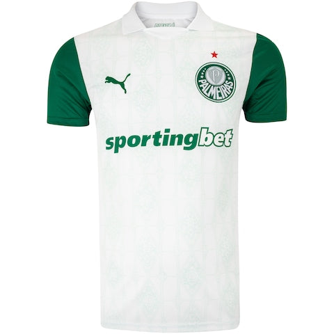 Camisa Palmeiras Away 2025/26 - versão Torcedor - Masculina - Branca