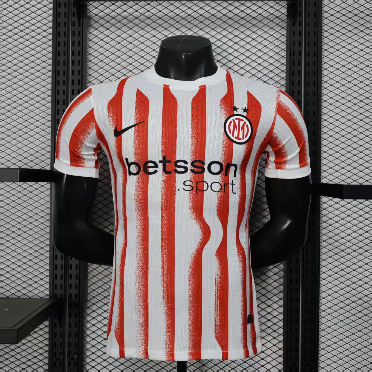 Camisa Nike Inter de Milão 25/26 s/n° Jogador Masculina - Branca e Vermelha