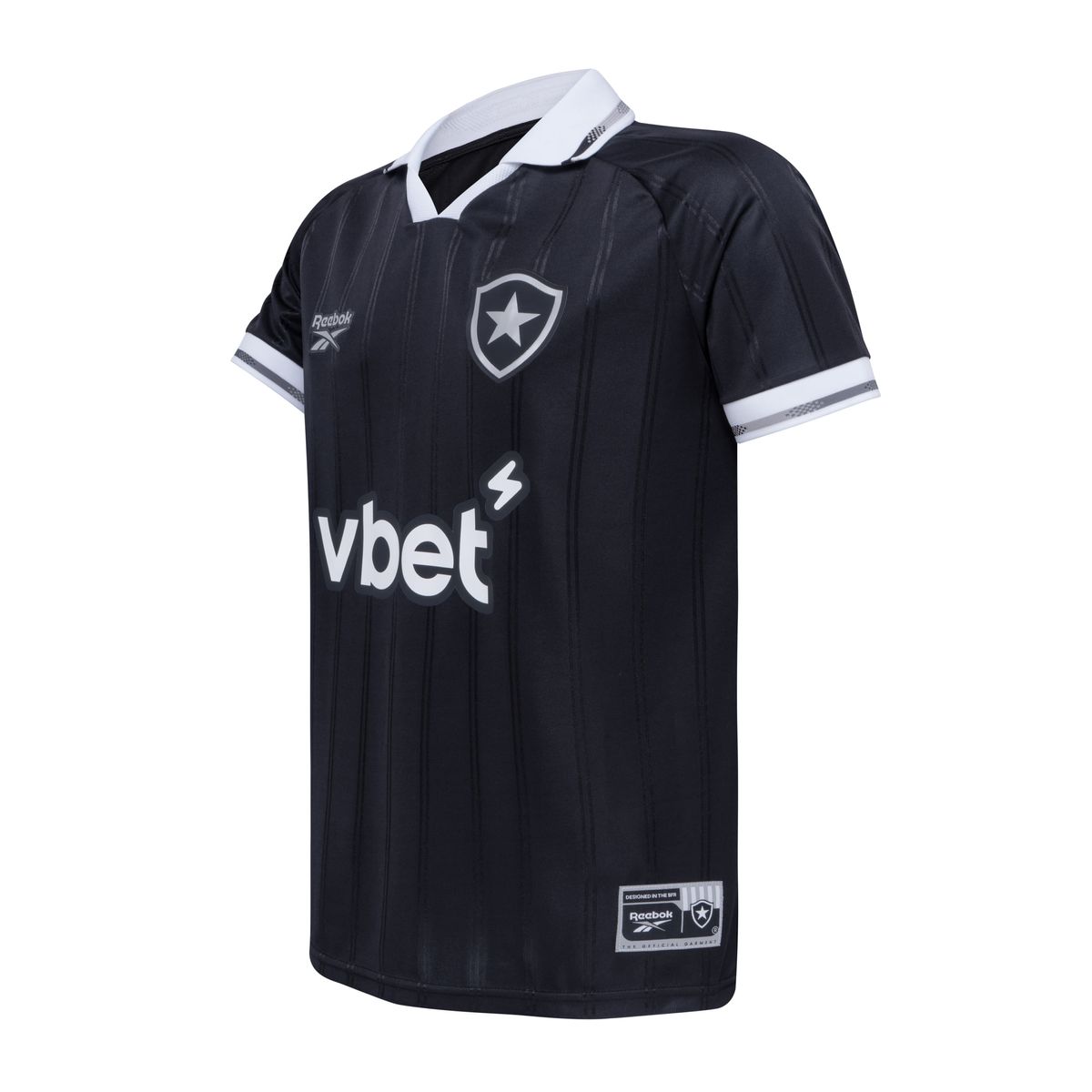 Camisa Botafogo Reebok Away 25/26 Masculina - Preta + Branco