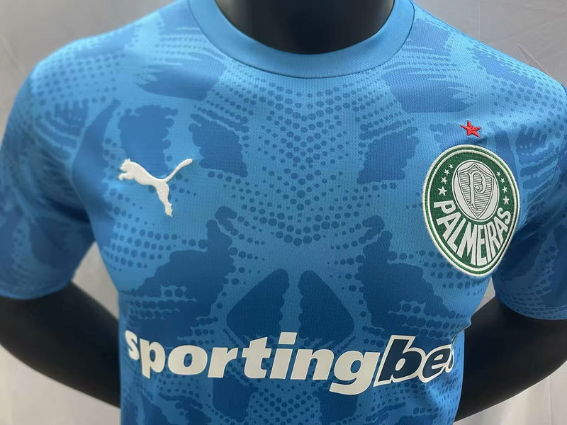 Camisa de Goleiro Palmeiras Home 25/26 -Torcedor Puma Masculina - Azul