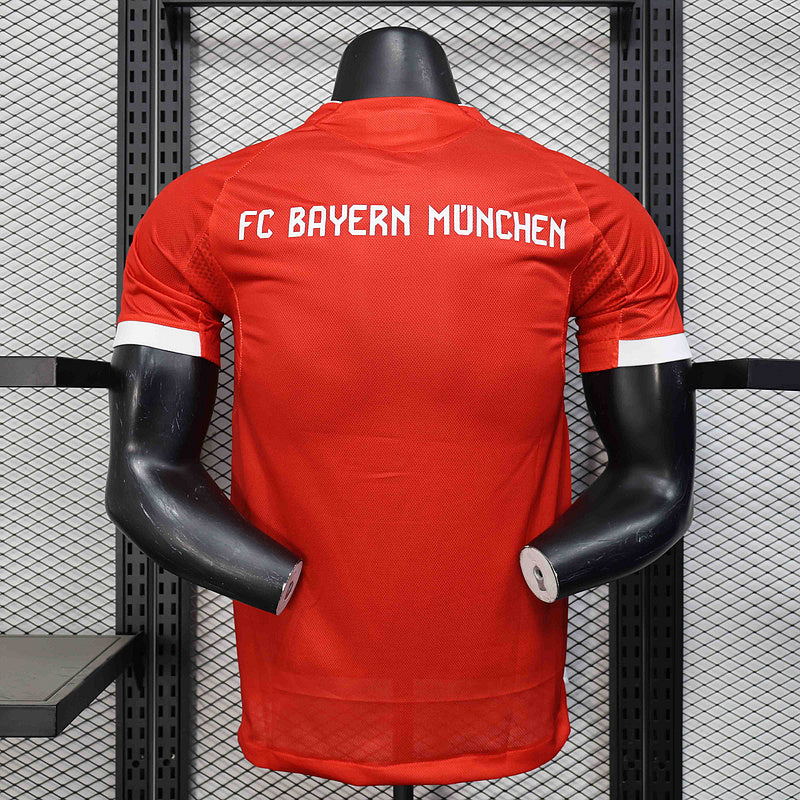 Camisa Bayern de Munique Home 25/26 Jogador Masculina- Vermelho