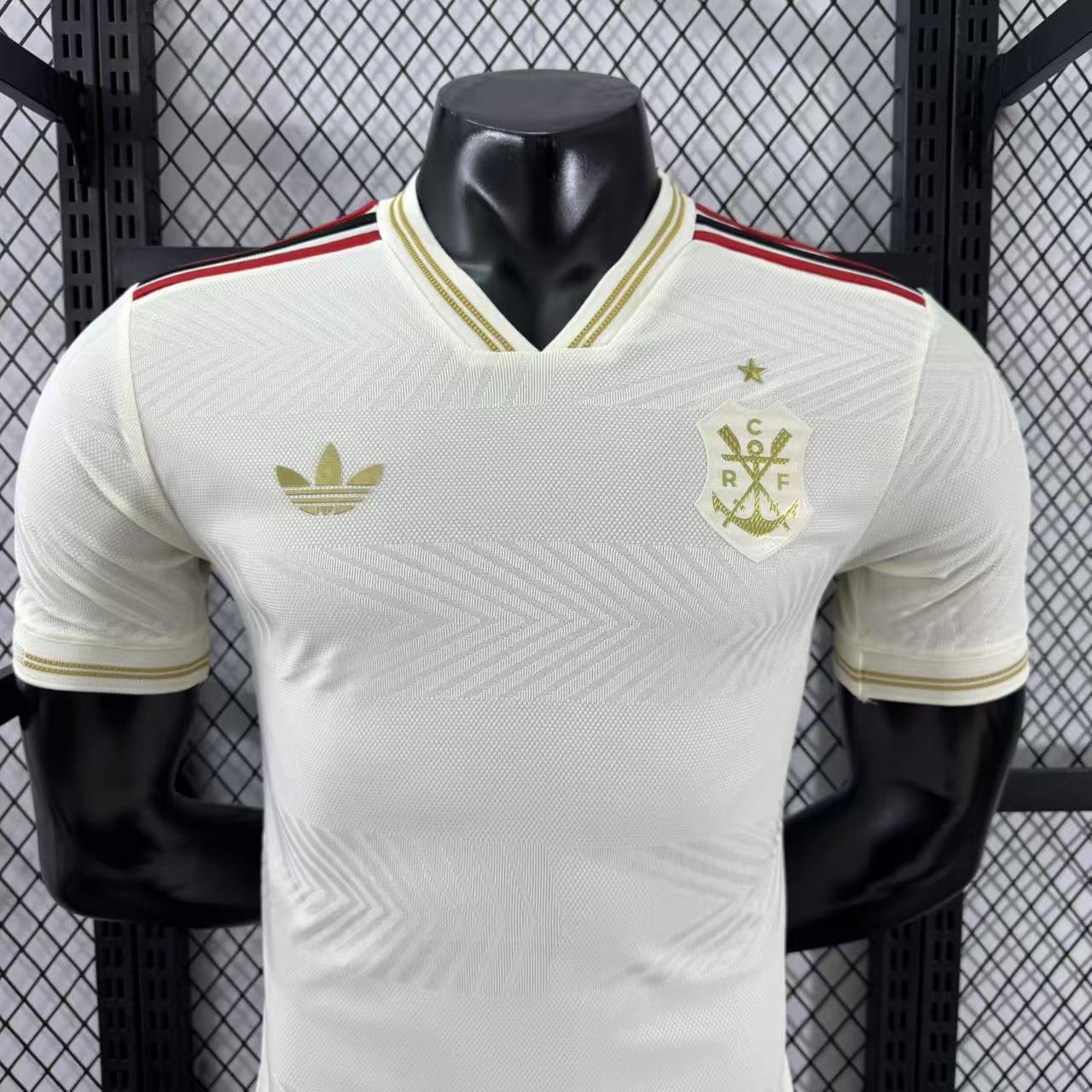 Camisa Flamengo III 25/26 Jogador Adidas Masculina - Off White