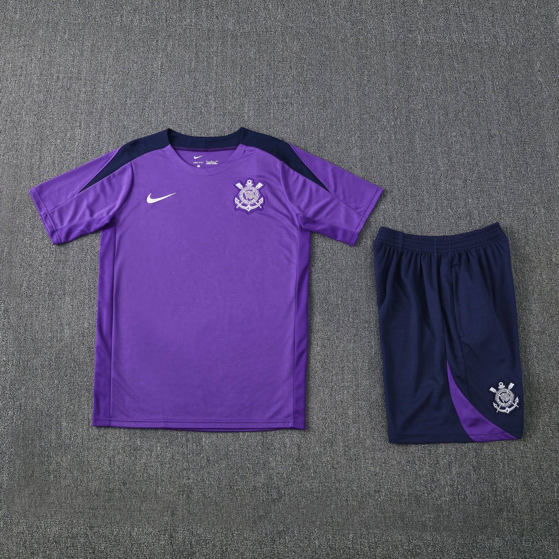 Kit de Treino Corinthians 25/26 Nike Masculina - Roxo