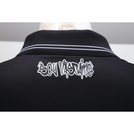 Camisa Vasco I 25/26 s/n Torcedor Kappa Feminino - Preto+Branco