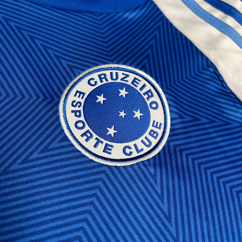 Kit Cruzeiro Infantil 25/26 Adidas - Azul+Branco
