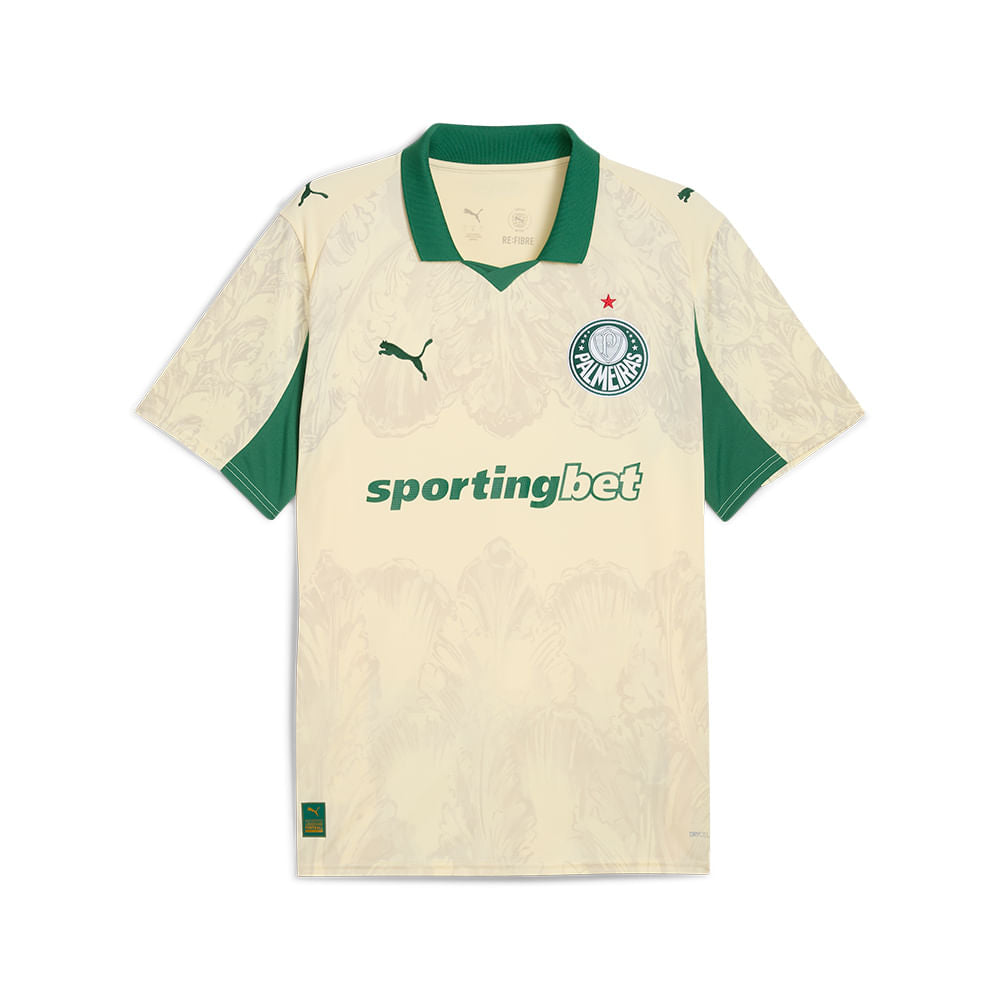 Camisa Palmeiras KidSuper Jogador Puma Masculina - Off White