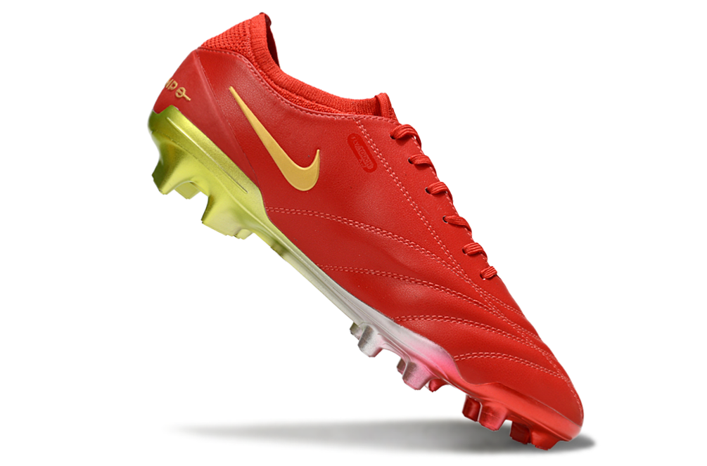 Chuteira Nike Tiempo Legend X Elite LUXE FG - Vermelha