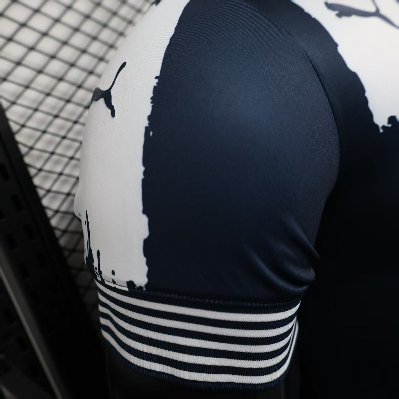 Camisa C.F Monterrey 2025/26 s/n Jogador Masculina - Azul marinho+Branco