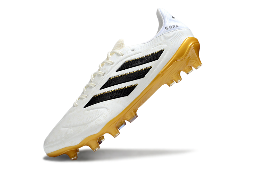 Chuteira Adidas Copa Pure 3 Elite Campo - Branco/Dourado