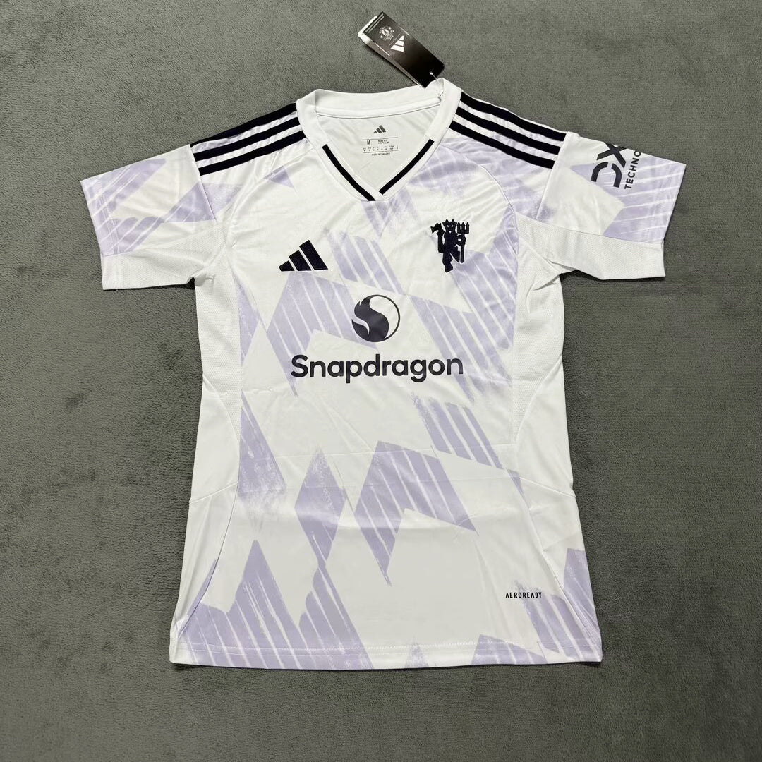 Camisa Home Manchester United 25/26 Adidas Feminina - Branca