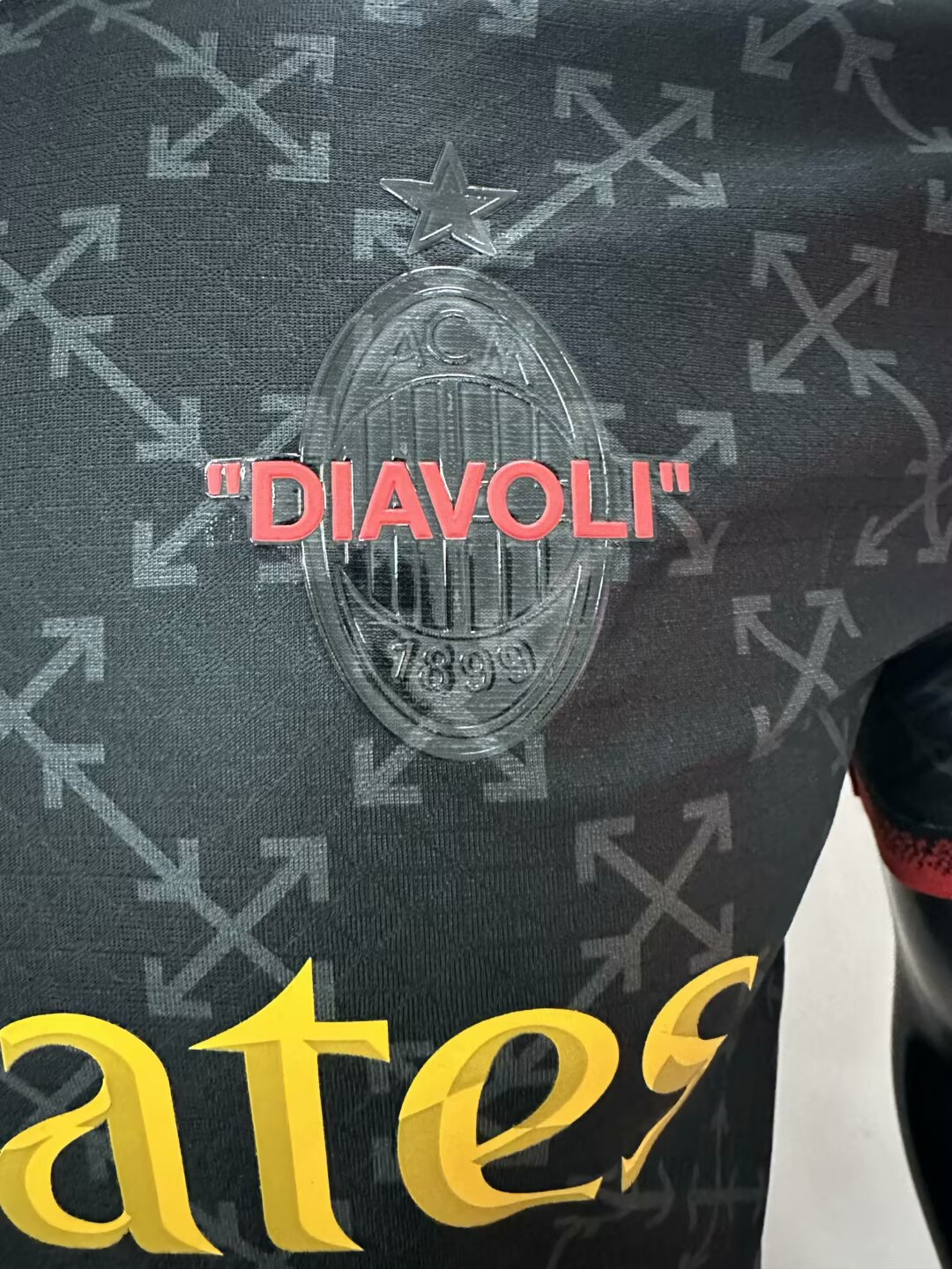 Camisa AC MILAN x OFF-WHITE™ 2024/25 - Versão jogador - Masculina