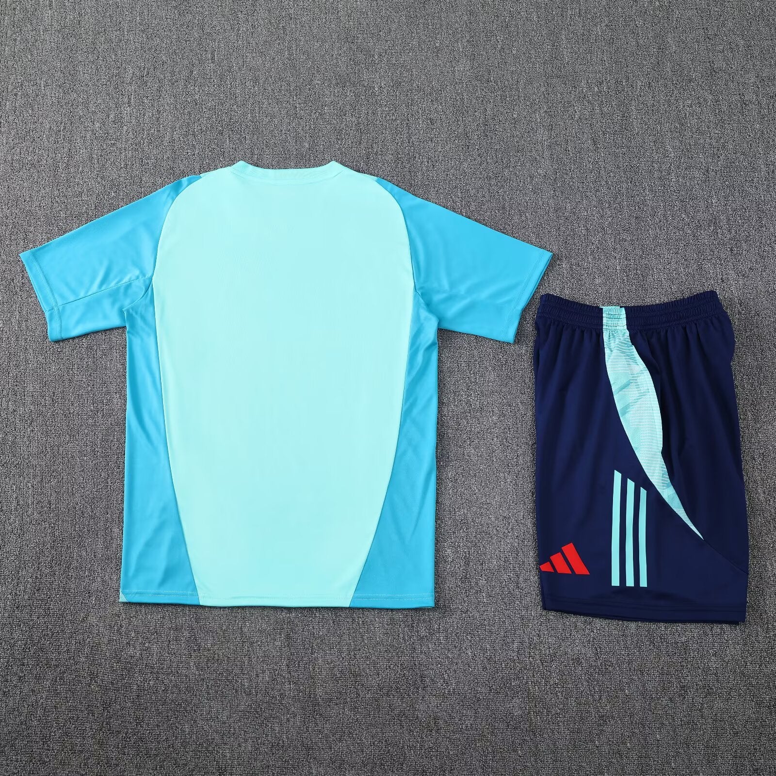 Kit Treino Flamengo 25/26 Adidas Torcedor s/n - Masculino - Azul Claro