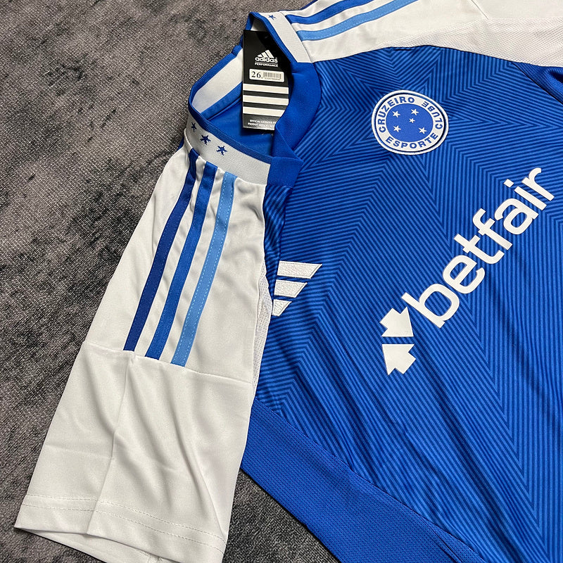 Kit Cruzeiro Infantil 25/26 Adidas - Azul+Branco