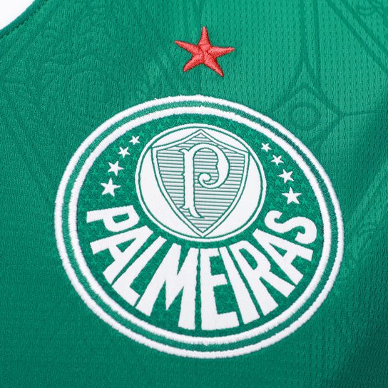 Camisa Palmeiras I 25/26 s/n Torcedor Puma Feminina - Verde