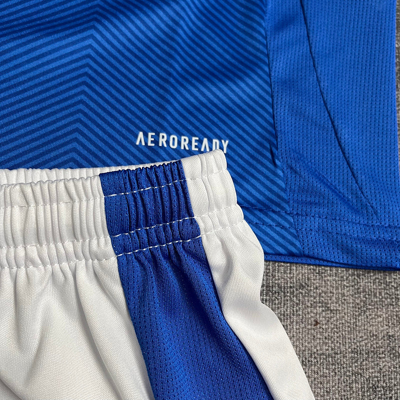 Kit Cruzeiro Infantil 25/26 Adidas - Azul+Branco