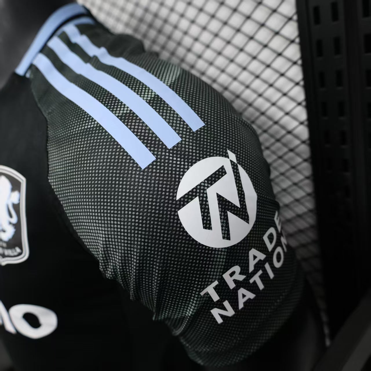 Camisa Aston Villa 2025/26 s/n Jogador Masculina - Preta