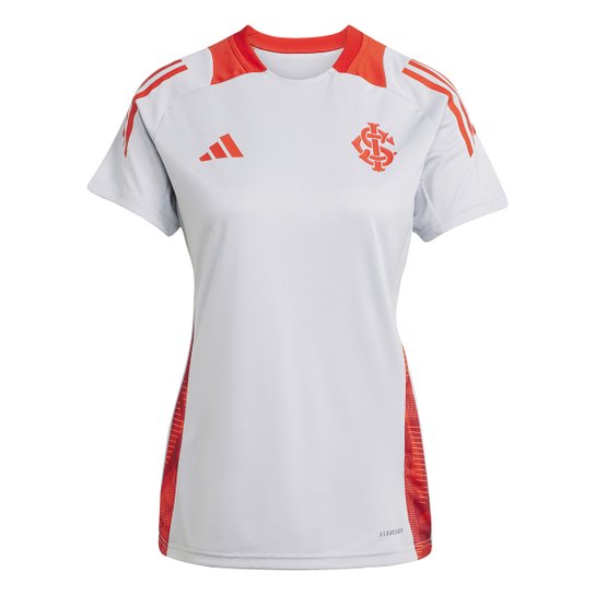 Camisa Internacional 25/26 Treino Adidas Feminina - Cinza