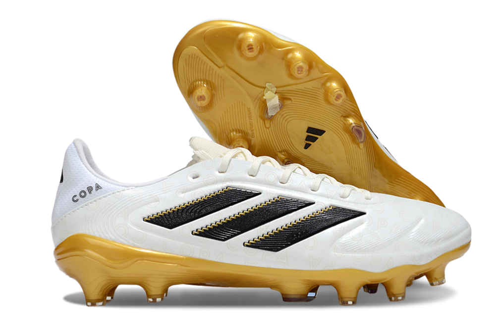 Chuteira Adidas Copa Pure 3 Elite Campo - Branco/Dourado