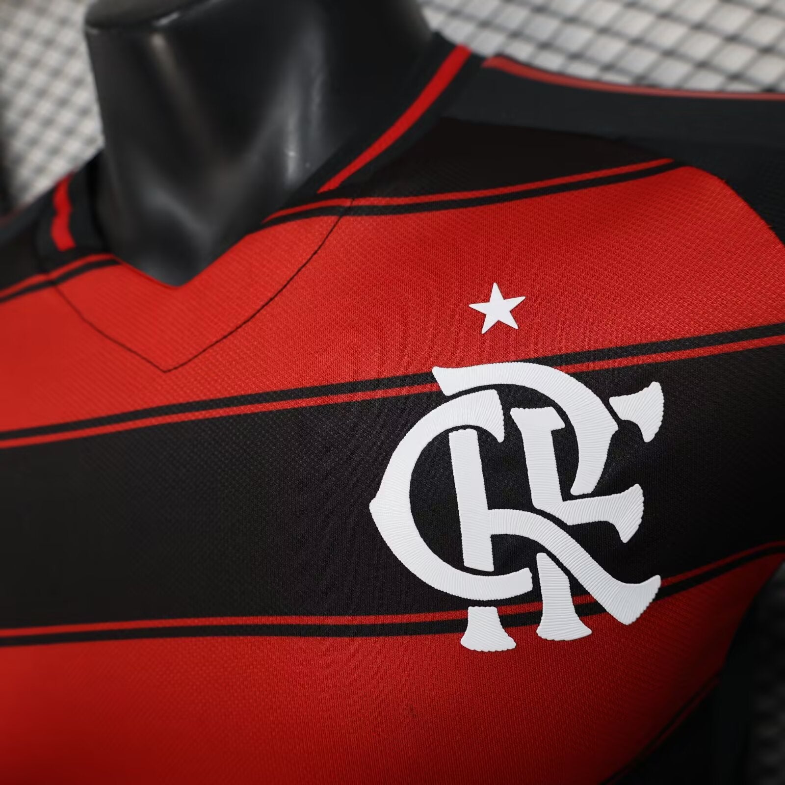 Camisa do Flamengo l 25/26 S/n° Versão jogador Adidas masculina - Preto e vermelho
