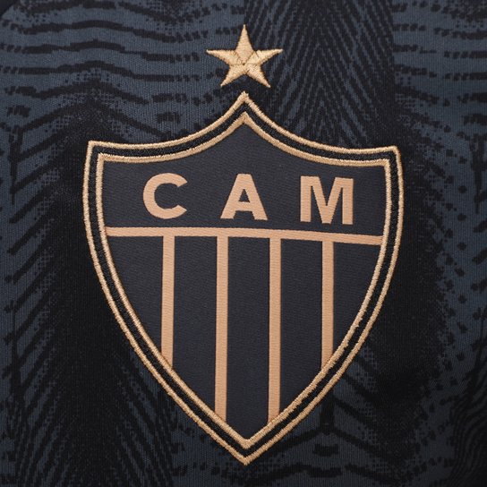 Camisa Atlético Mineiro III 25/26 s/n Torcedor Adidas Masculina - Preto