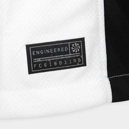 Camisa Corinthians I 25/26 s/n Nike Feminina - Branco+Preto