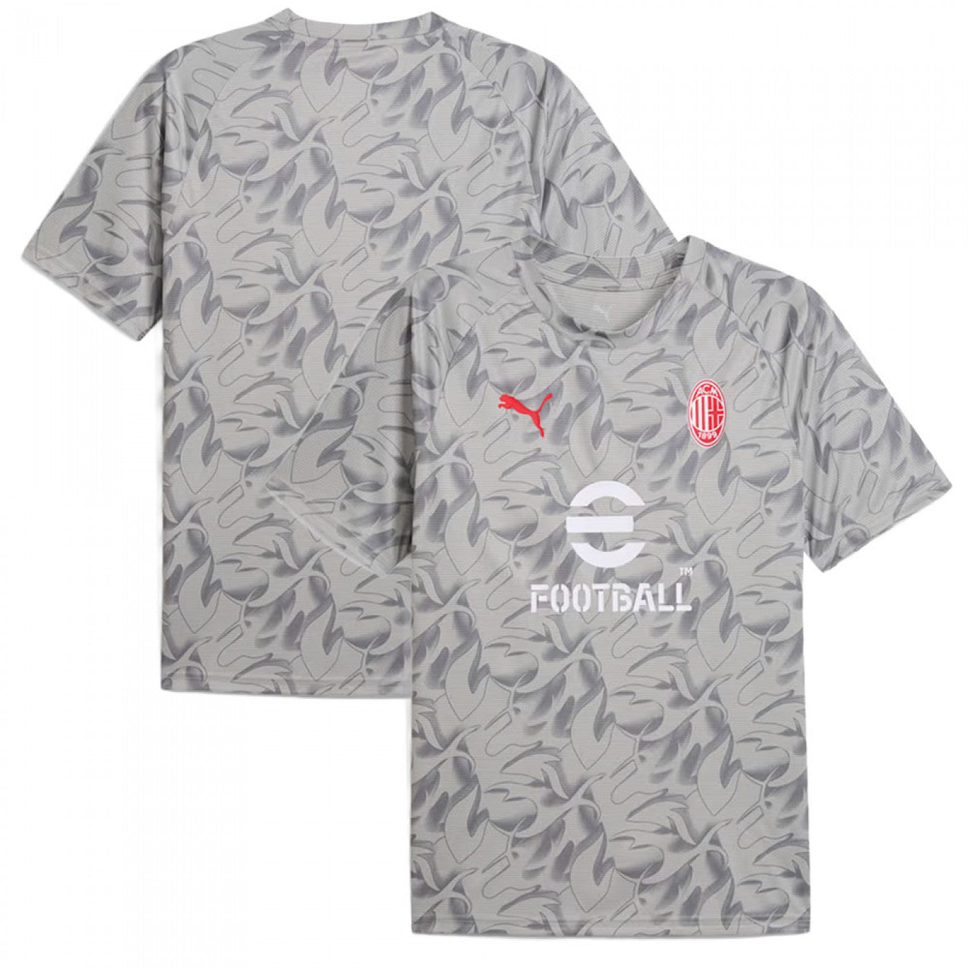 Camisa pré-jogo AC Milan 25/26 Torcedor Masculino