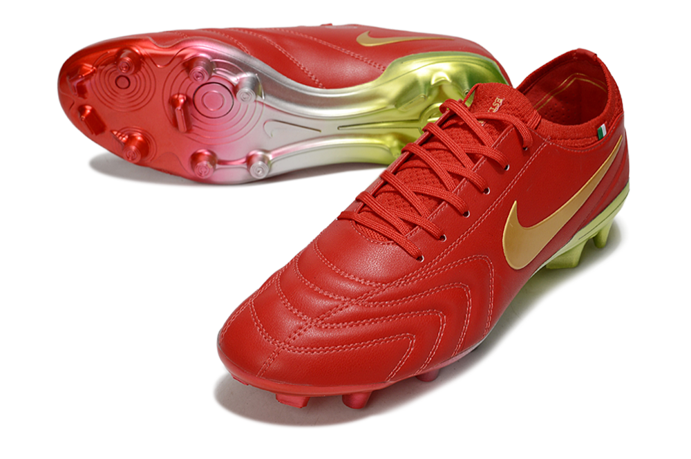 Chuteira Nike Tiempo Legend X Elite LUXE FG - Vermelha