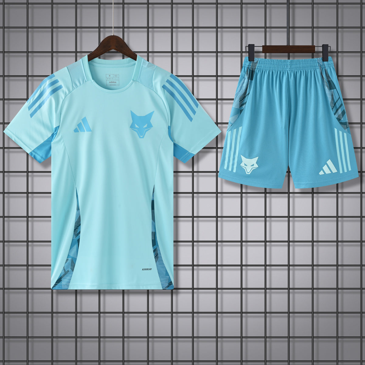 Kit Treino Cruzeiro 25/26 Adidas Torcedor s/n - Masculino - Azul Claro