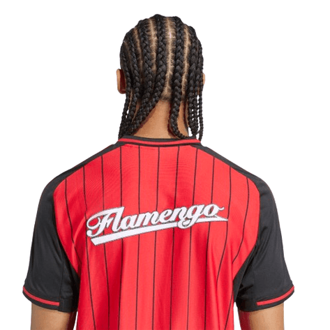 Camisa Flamengo US Adidas 2025/26 - Masculina - Vermelha e Preto