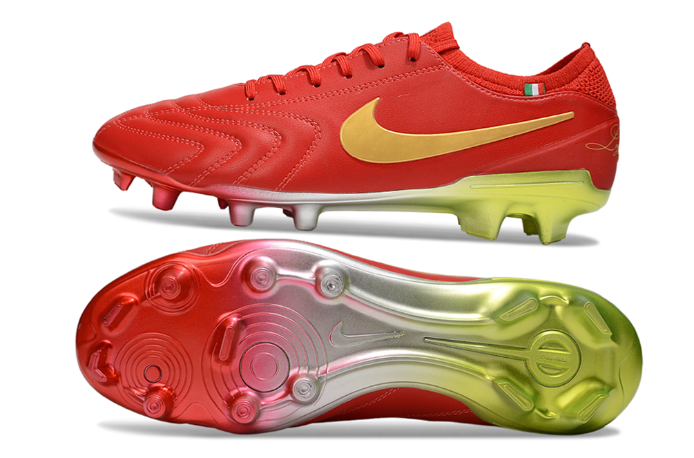 Chuteira Nike Tiempo Legend X Elite LUXE FG - Vermelha