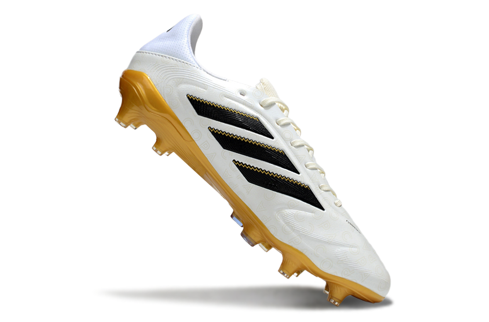 Chuteira Adidas Copa Pure 3 Elite Campo - Branco/Dourado