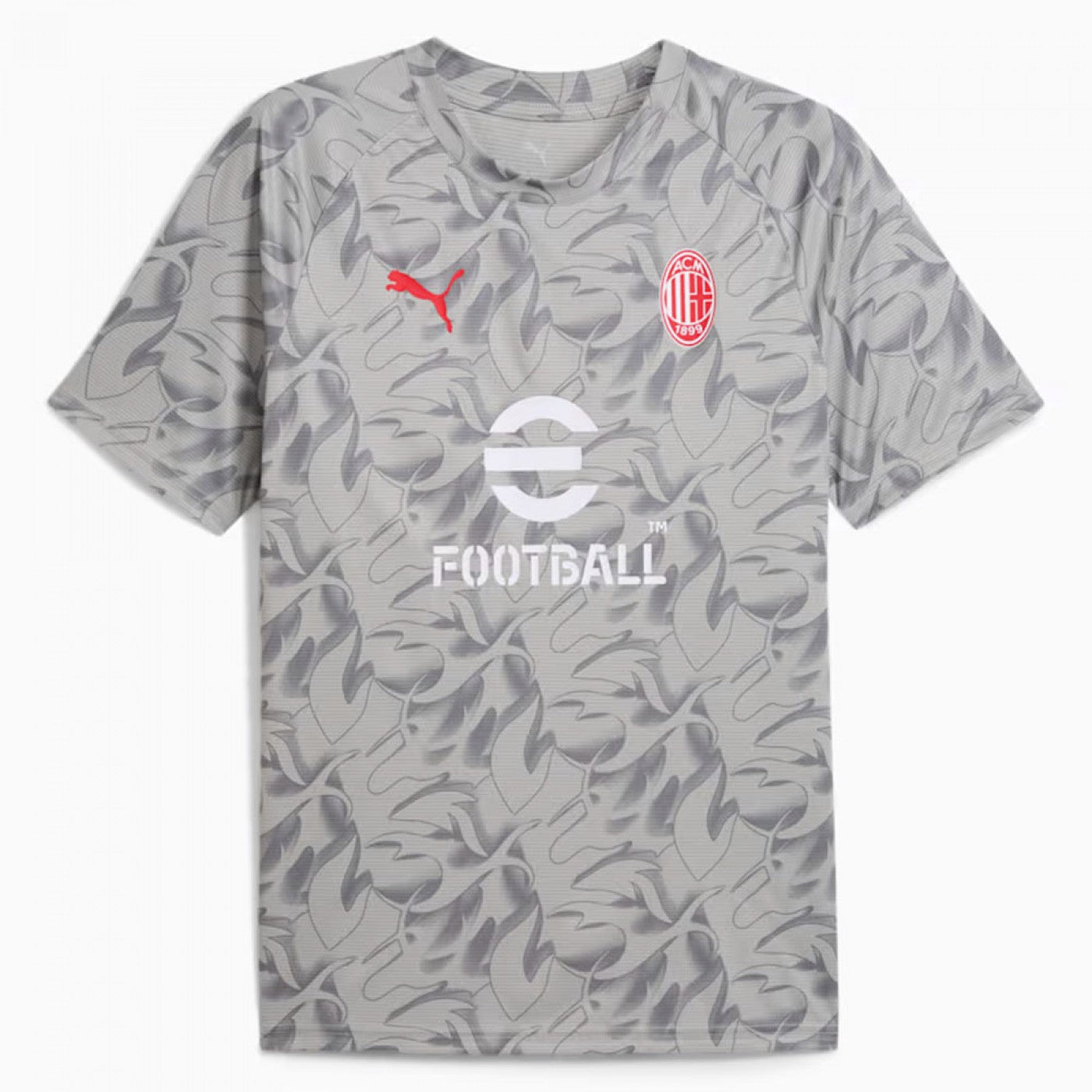 Camisa pré-jogo AC Milan 25/26 Torcedor Masculino