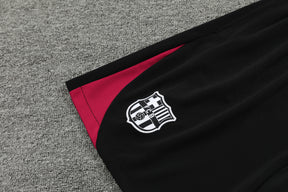 Kit de Treino Barcelona Nike 24/25 Camisa e Bermuda Preto