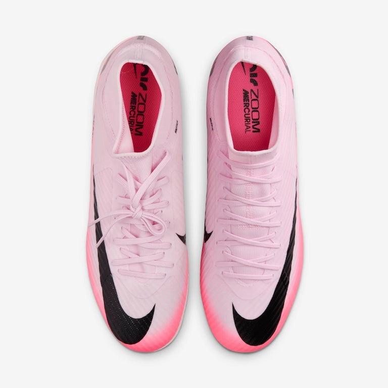 Chuteira Nike Zoom Mercurial Superfly 9 Academy Campo - Rosa