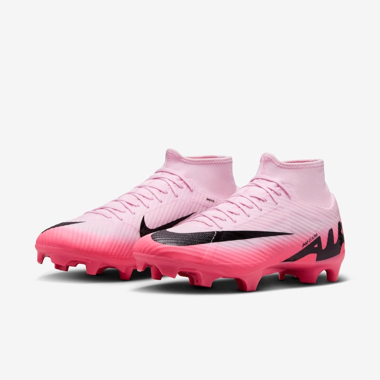 Chuteira Nike Zoom Mercurial Superfly 9 Academy Campo - Rosa