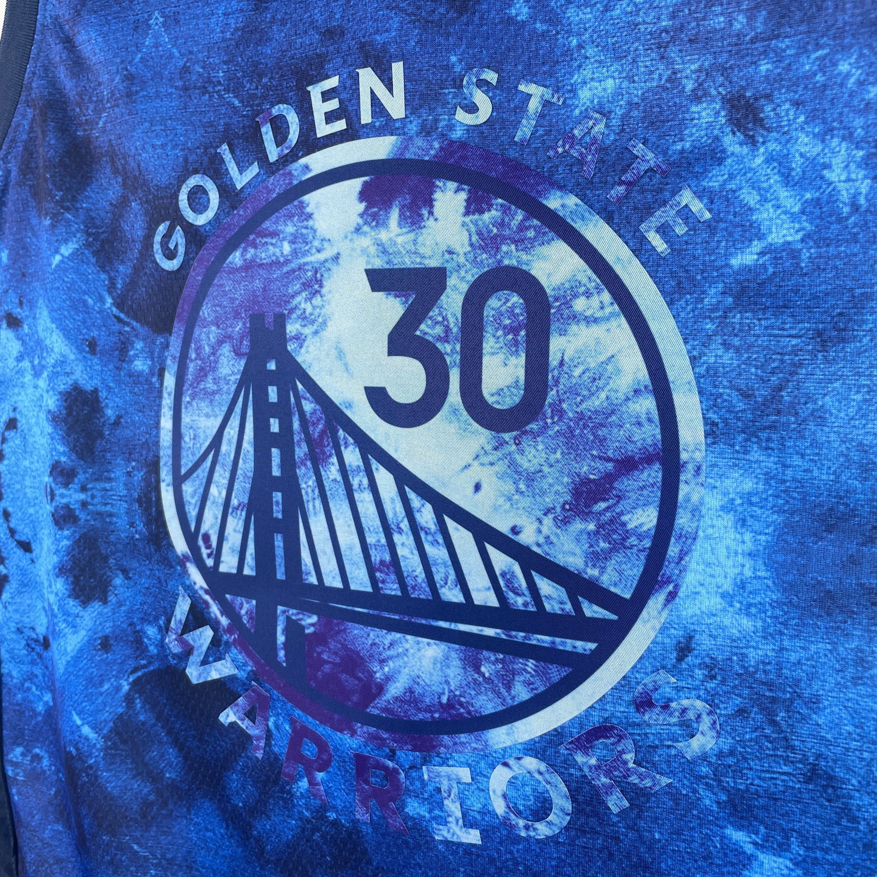 Regata NBA Golden State Warriors Stephen Curry Nike Royal Select Séries Swingmam 2022/23 - Masculina