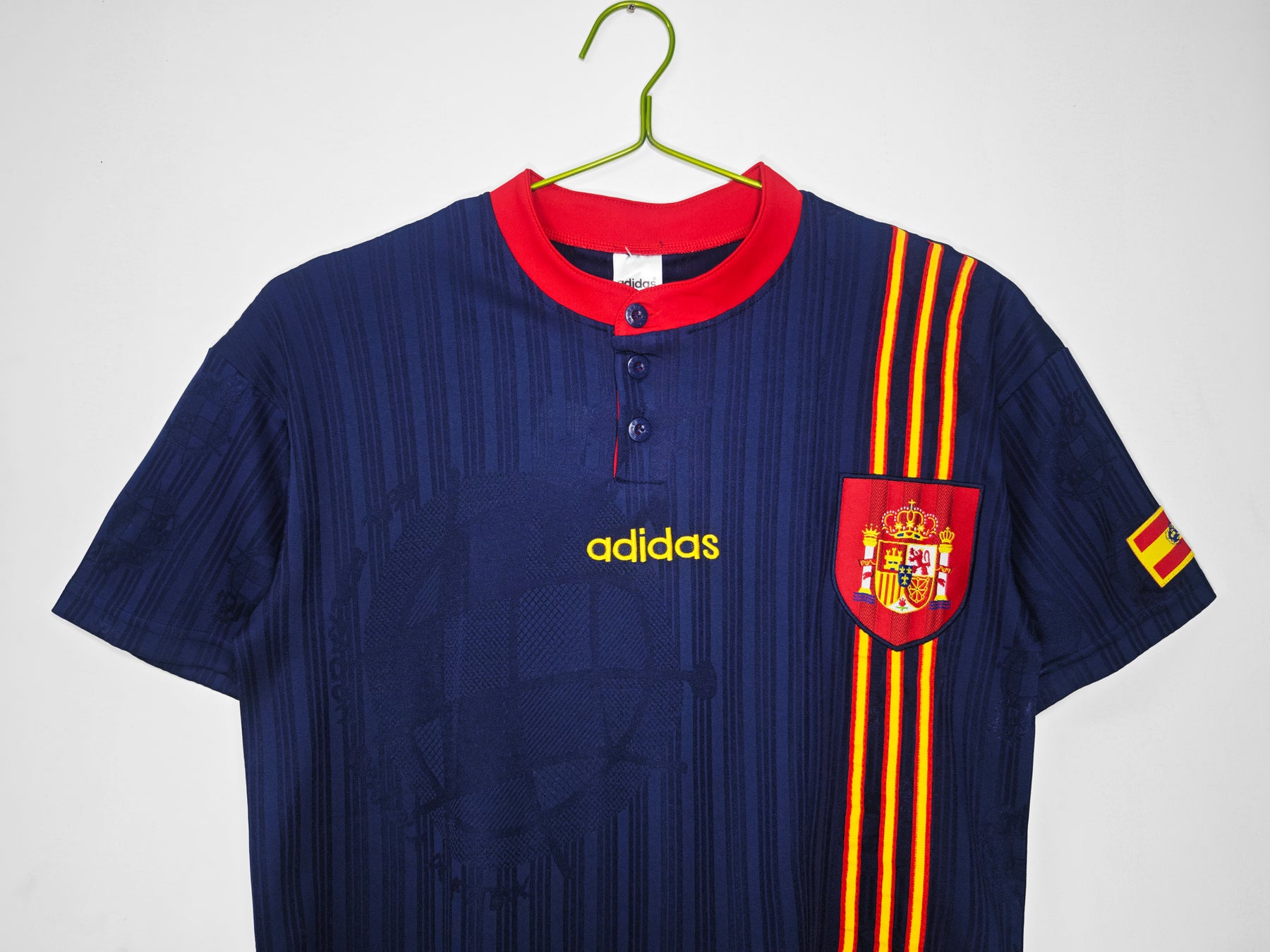 Camisa Seleção Espanha Away 1996/97 - Versão Retrô - Masculina