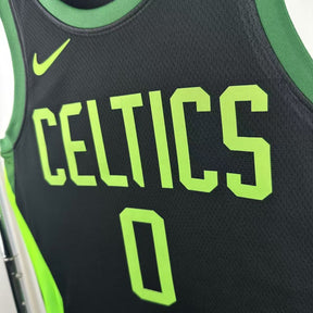 Regata NBA Boston Celtics Nike Jayson Tatum 2024/25 - Preta - Masculina - Edição City