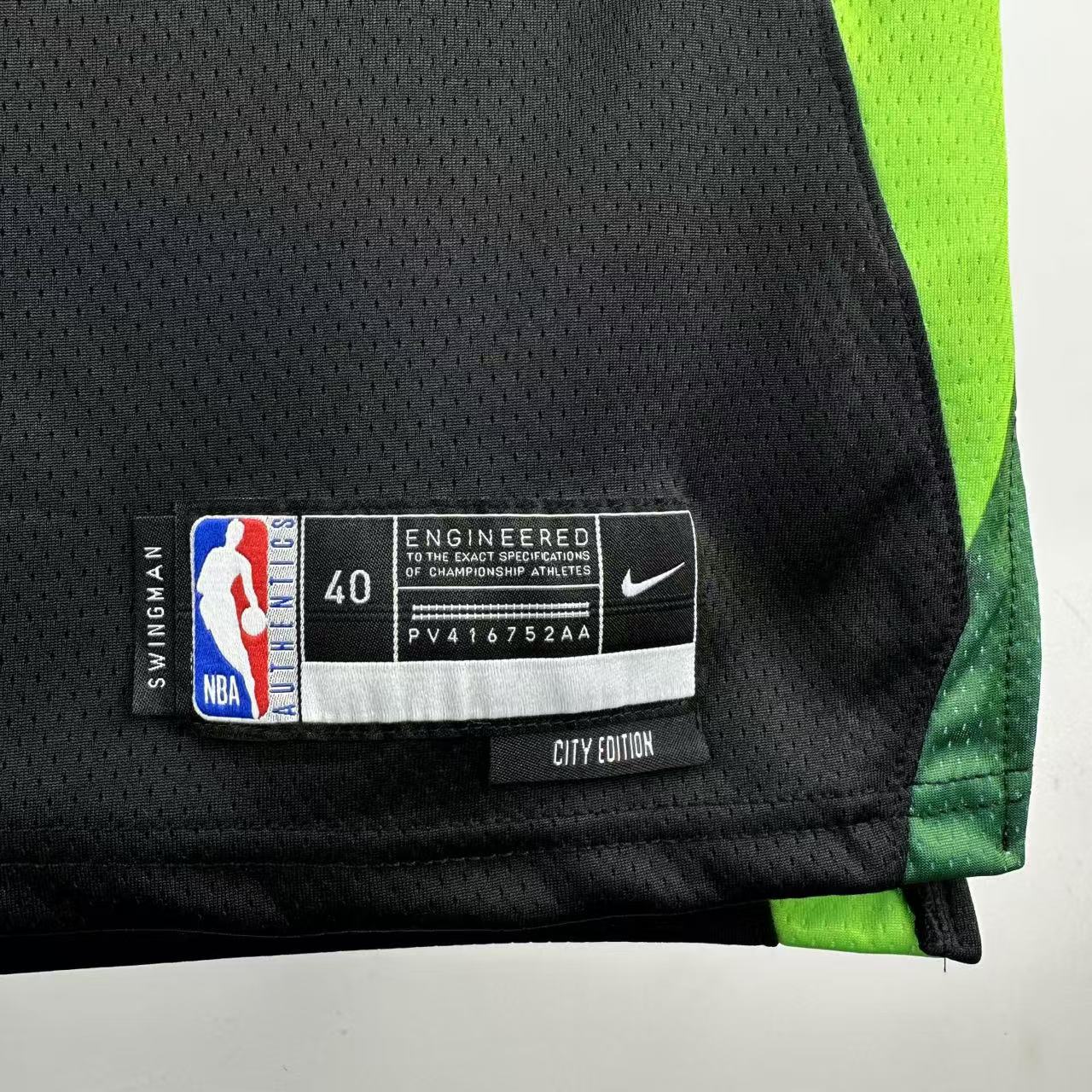 Regata NBA Boston Celtics Nike Jayson Tatum 2024/25 - Preta - Masculina - Edição City