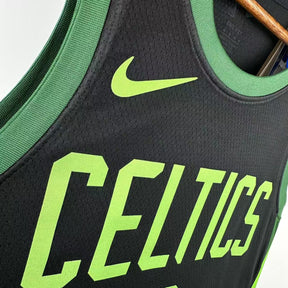 Regata NBA Boston Celtics Nike Jayson Tatum 2024/25 - Preta - Masculina - Edição City