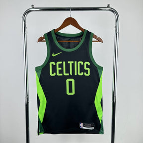 Regata NBA Boston Celtics Nike Jayson Tatum 2024/25 - Preta - Masculina - Edição City