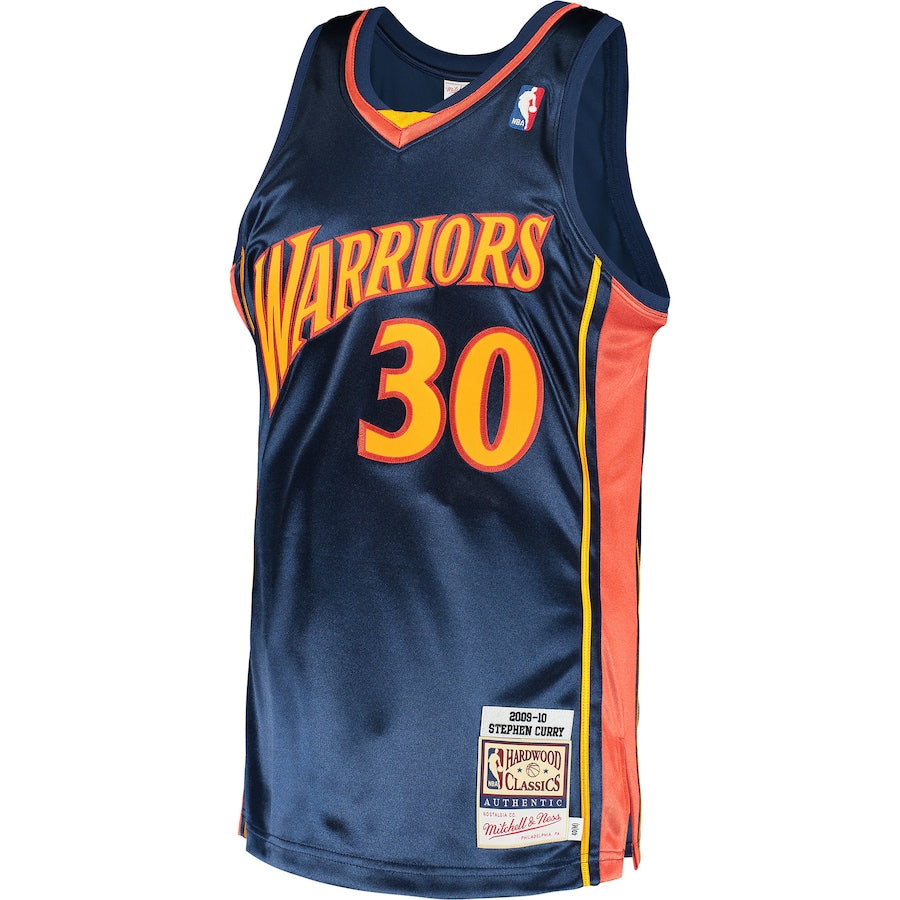 Regata NBA Golden State Warriors Mitchells Ness Navy 2009/10 Hardwood Classics - Masculina