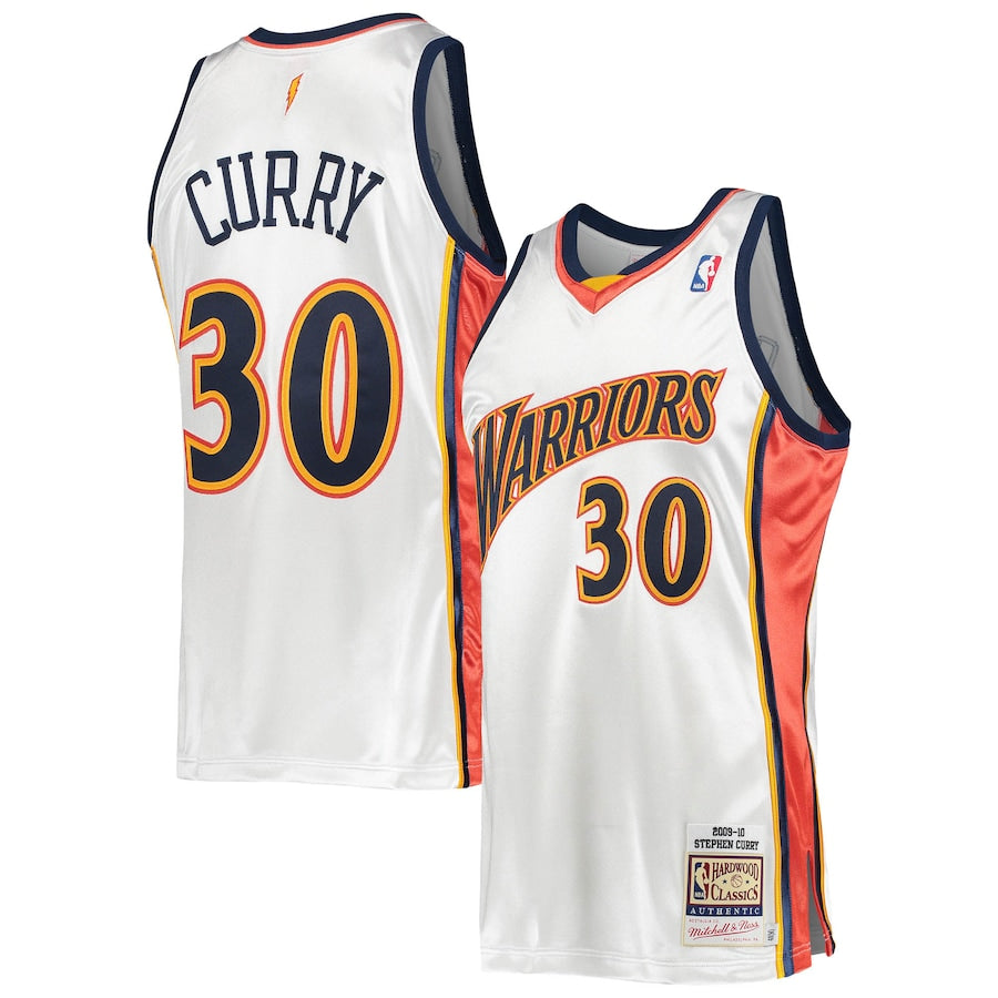 Regata NBA Golden State Warriors Mitchells & Ness White 2009/10 Hardwood Classics - Masculina