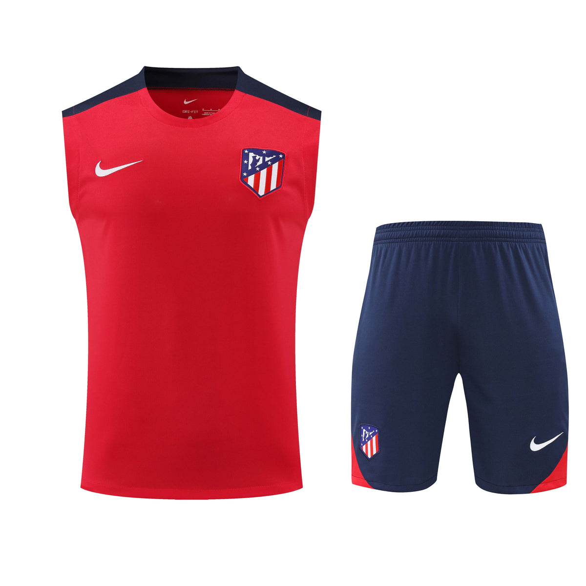 Kit Treino Atlético de Madrid 2024/25 Nike - Vermelho